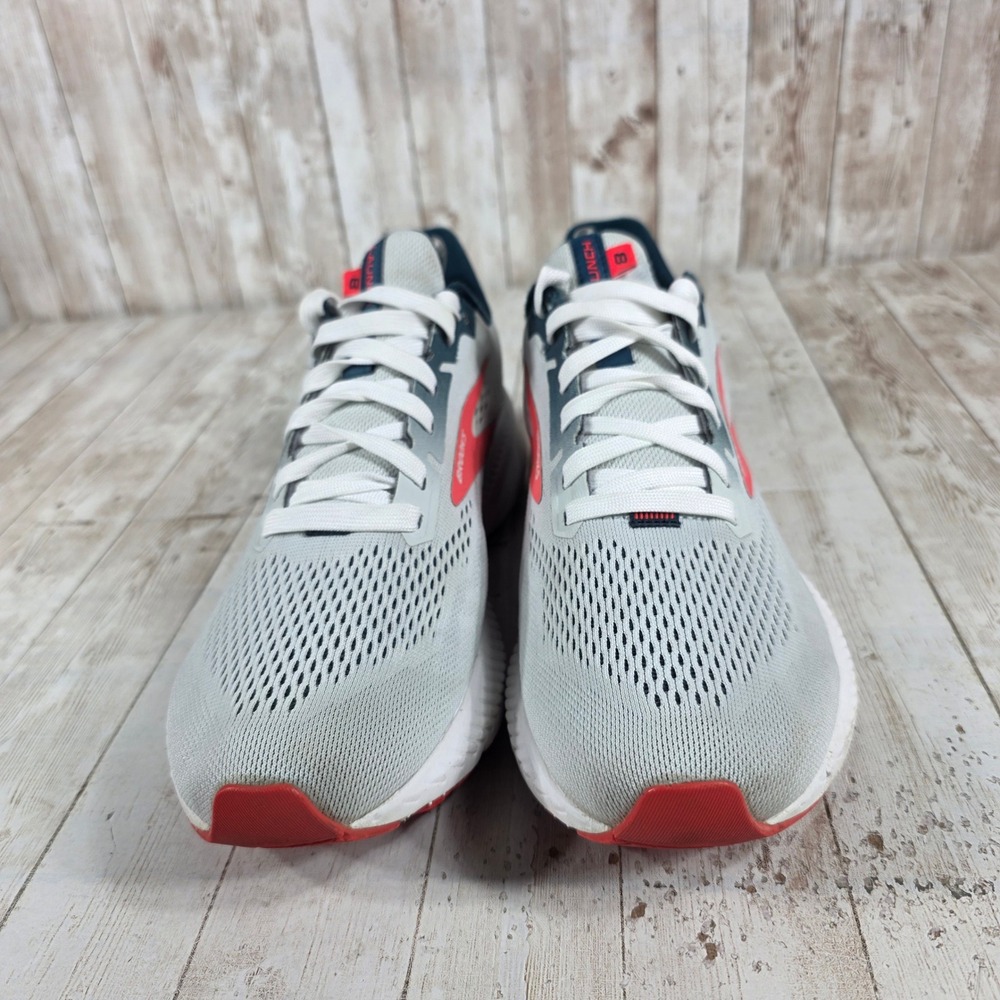 Brooks Launch 9 Women's Running Shoes‎ Light Gray Coral Size 10.5 Medium - Picture 4 of 8